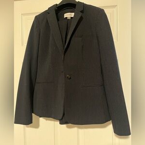 Calvin Klein women’s navy blue Pinstripe Blazer and pants